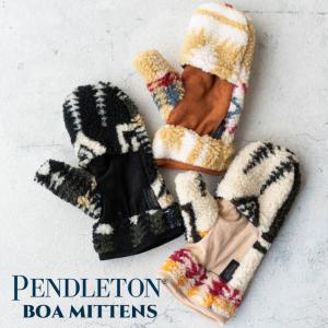 「爆買」PENDLETON ペンドルトン BOA MITTENS 手袋 ハーディング ジャガードボア ミトン...
