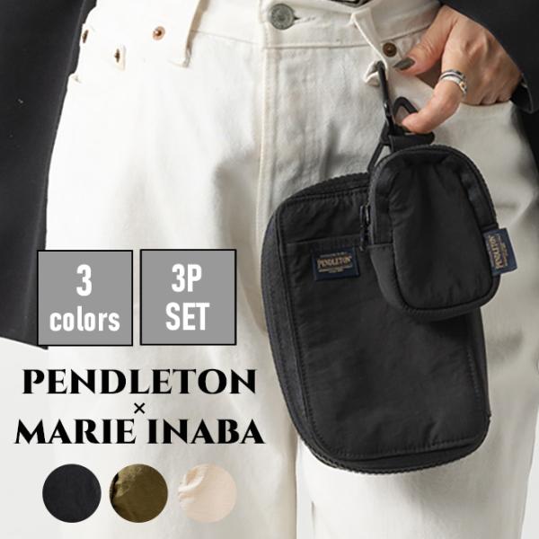 【稲葉真理恵さんコラボアイテム】PENDLETON ペンドルトン MULTI NECK POUCH ...