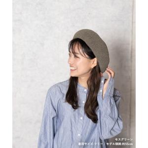 ペーパーサーモベレー 綿 ベレー帽 メンズ レ...の詳細画像4
