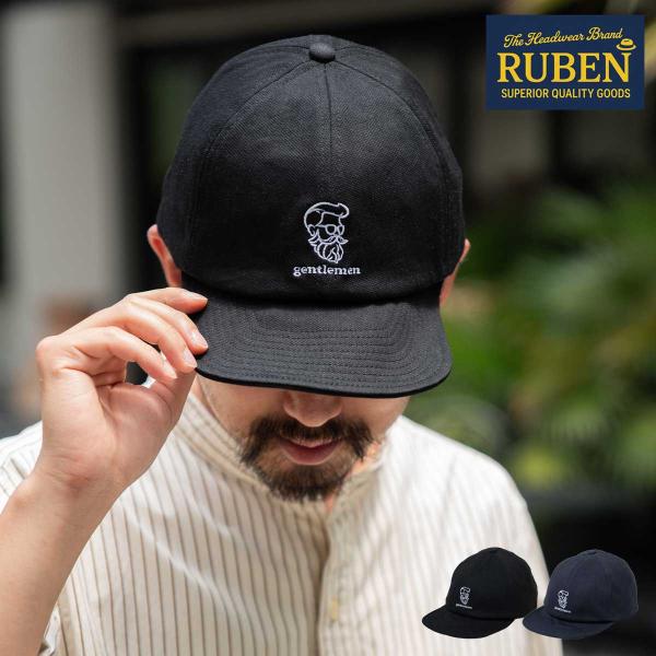 RUBEN / ルーベン / BARBER CAP / 帽子 キャップ / 刺繍 ロゴ / メンズ ...