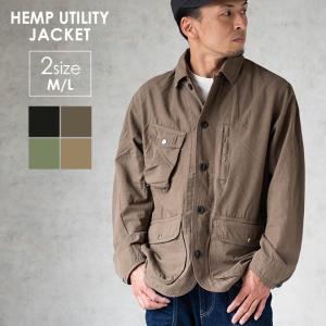 GOHEMP ゴーヘンプ HEMP UTILITY JACKET ヘンプユーティリティージャケット スプリングジャケット ウェア ジャケット 服 上着 アウトドア キャンプ