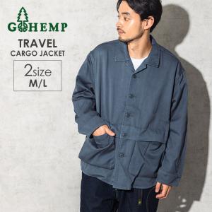 GOHEMP ゴーヘンプ TRAVEL CARGO JACKET トラベルカーゴジャケット シャツ...
