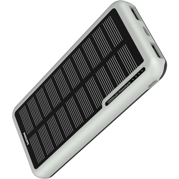 Philips(フィリップス)【ソーラー モバイルバッテリー 10000mAh】 ソーラー充電器 ソ...