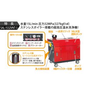 スーパー工業 高圧洗浄機 モーター SAL-1...の詳細画像2