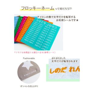 フロッキーネーム 大中小の詳細画像1