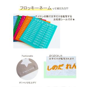 フロッキーネーム 中小サイズ 送料無料 布 子...の詳細画像1