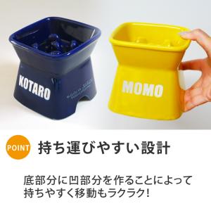凹みロゴ アルファベットnameが入る 高台傾...の詳細画像3