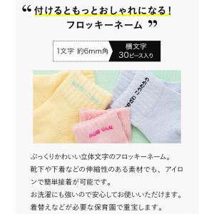フロッキーネーム 単色 強力洗濯耐性 送料無料...の詳細画像2