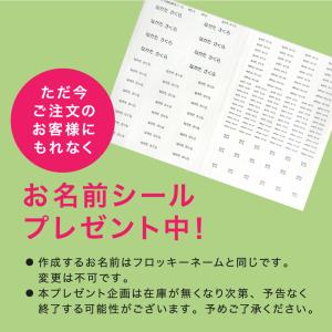 フロッキーネーム 単色 強力洗濯耐性 送料無料...の詳細画像1