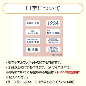 ノンアイロン 介護用 タグ用 お名前シール 送...の詳細画像5