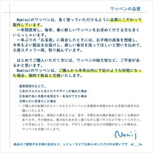 信号機 アイロン接着のお名前ネームワッペンの詳細画像4