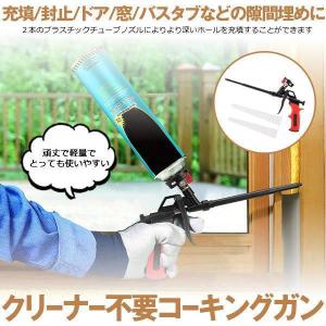 コーキングガン 発泡ガン フォームガン クリーナー不要