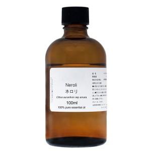 【アロマオイル】ネロリ　エッセンシャルオイル【100ml】【送料無料】｜nammara-store