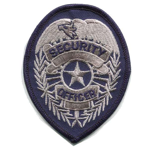 【Rothco（ロスコ）】SECURITY　エンブレムワッペン【シルバー】