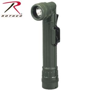 【米軍】Rothco（ロスコ）　L型懐中電灯（L型ライト）　【単３電池タイプ・OD】（Mini Army Style Flashlight）｜nammara-store