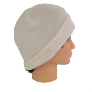 【ニット帽】ヤンキー帽（ウォッチキャップ・ニットキャップ）　【ホワイト】｜nammara-store