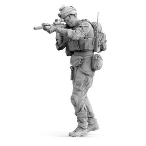 1:35 男 兵士 銃 レンジャー 特殊部隊 フィギュア モデルキット 未塗装