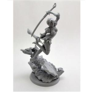 女神シリーズ 1/48 女剣士 女戦士 双剣 レジン フィギュア 美