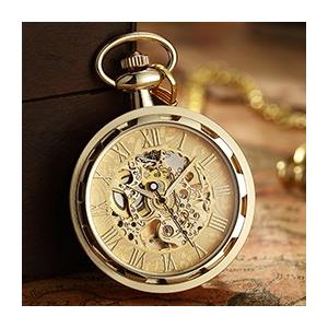 HABMANN ハッフマン 懐中時計 手巻き スケルトンRef.32658CRWH