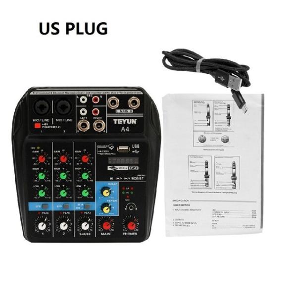 サウンドミキシングコンソール レコード48 V ファンタムパワーモニター AUXパスプラスエフェクト...