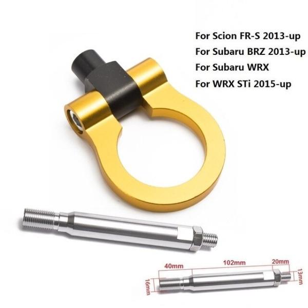 牽引フック リング ビレットアルミネジ フロントリアJdm スバル WRX /WRX BRZ EP-...