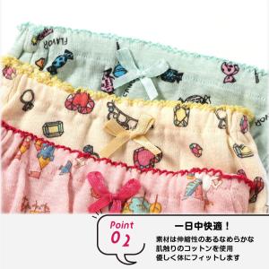 4枚以上送料無料 女児ショーツ パンツ アンパ...の詳細画像3