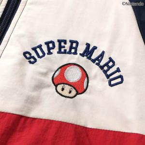 HA1246 未着用 スーパーマリオ 切替 ジャケット 120-130 ブラック ブリーズ BREEZE スーパーマリオ 切替ジャケット （ブラック