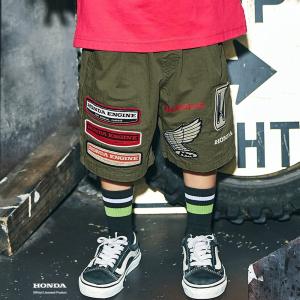 子供服 キッズ ハーフパンツ HONDA 男の...の詳細画像1