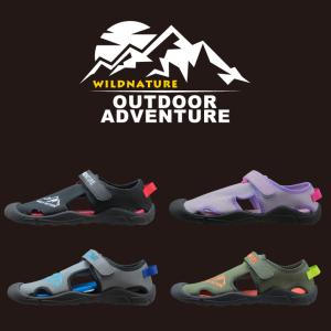 ウォーターシューズ スポーツサンダル キッズ ...の詳細画像1