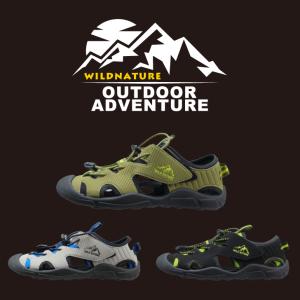 ウォーターシューズ スポーツサンダル キッズ ...の詳細画像1