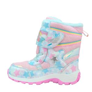 キッズ 女の子 スノーブーツ シューズ プリキ...の詳細画像3