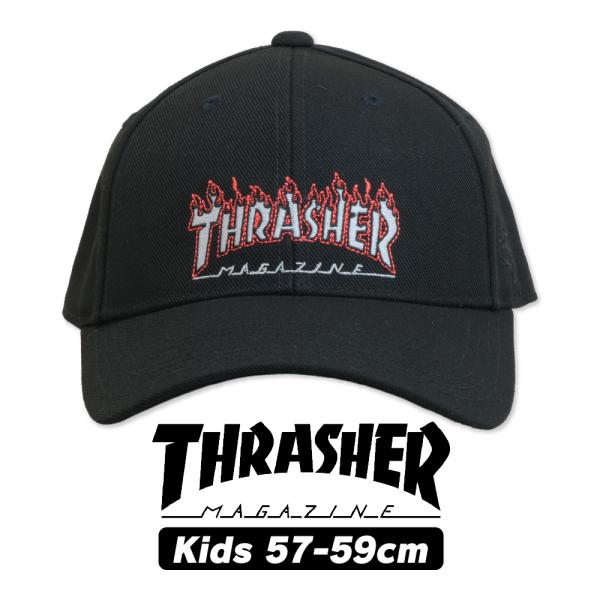 キャップ THRASHER キッズ 帽子 子供 男の子 日よけ 春 夏 スラッシャー ブランド かっ...