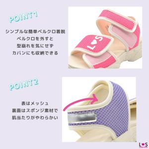スポーツサンダル キッズ ジュニア 女の子 厚...の詳細画像4