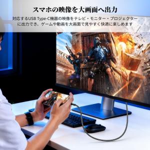Type-C HDMI 変換ケーブル 1m 4...の詳細画像3
