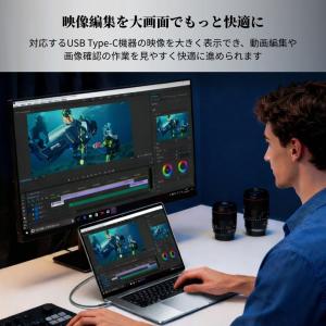 Type-C HDMI 変換ケーブル 1m 4...の詳細画像4