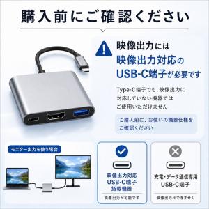 タイプC HDMI 変換ケーブル USB PD...の詳細画像5