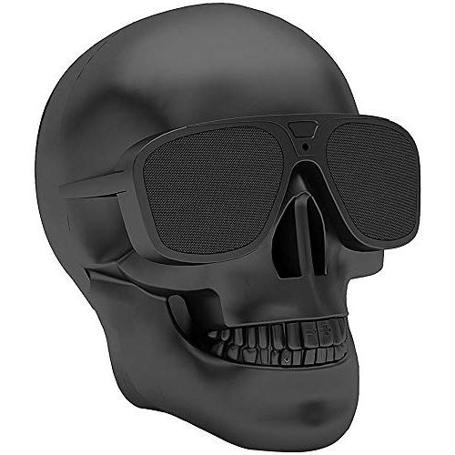 DORNLAT Skull Bluetoothスピーカー、ポータブルワイヤレススピーカー内蔵マイク、...