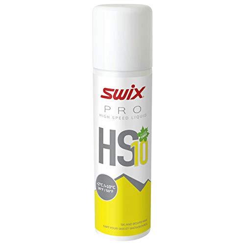 スイックスHS 10黄色液体フッ素フリースキーグライドワックス-125 ml