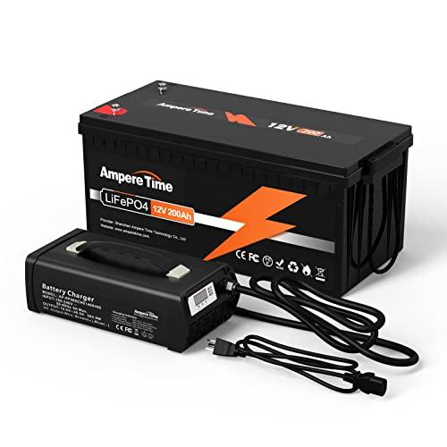 Ampere Time 12 V 200 Ah LiFePO 4 Battery%カラマ%Built...