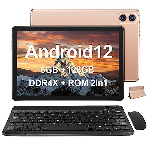 Ruzava/WOZIFAN 10.1インチAndroid 12タブレット、UMCP (6GB DD...