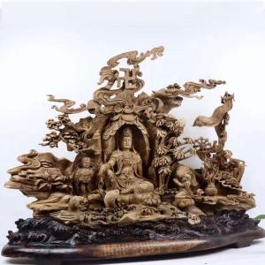 【天然沈香木彫】大きな仏像◆自在観音菩薩 ◆仏...の詳細画像2