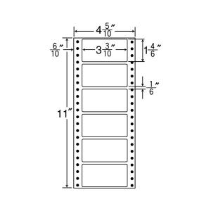 MM4K(VP2) 連帳ラベル 6面 84×42mm 2000折 タックフォーム ナナクリエイト（東洋印刷） ナナフォーム ナナラベル｜nana