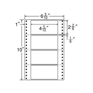 MT6i(VP3)  連帳ラベル 4面 3000折 114×59mm タックフォーム ナナフォーム ナナクリエイト（東洋印刷）ナナラベル 強粘着 ミシン入 6インチ幅｜nana