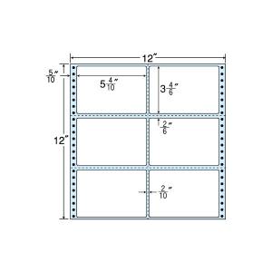 NC12YB(VP2)6面/連続ラベル タックフォーム　ナナクリエイト東洋印刷　ナナフォーム　ナナラベル ブルーセパ｜nana
