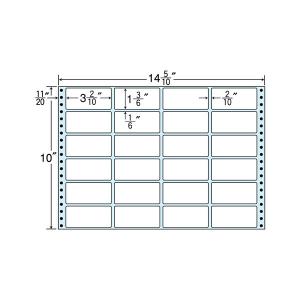 NT14MB(VP) 24面 連続ラベル タックフォーム ナナクリエイト東洋印刷 ナナフォーム ナナラベル ブルーセパ