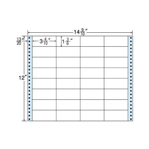 NT14PB(VP2) ラベルシール/32面/1000折入/連続ラベル タックフォーム ナナクリエイト東洋印刷 ナナフォーム ナナラベル ブルーセパ｜nana