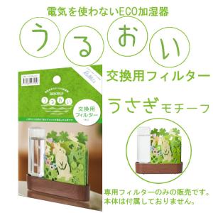 セキスイ ECO加湿器 うるおい うさぎモチーフ 交換用フィルター 積水樹脂 ペーパー加湿器｜nana