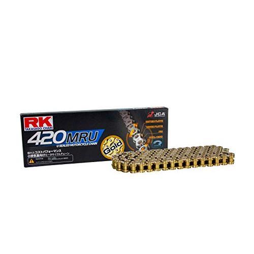 【在庫有り即納】[RK] ドライブチェーンGV420MRU　100L(リンク)　E.D.ゴールド　