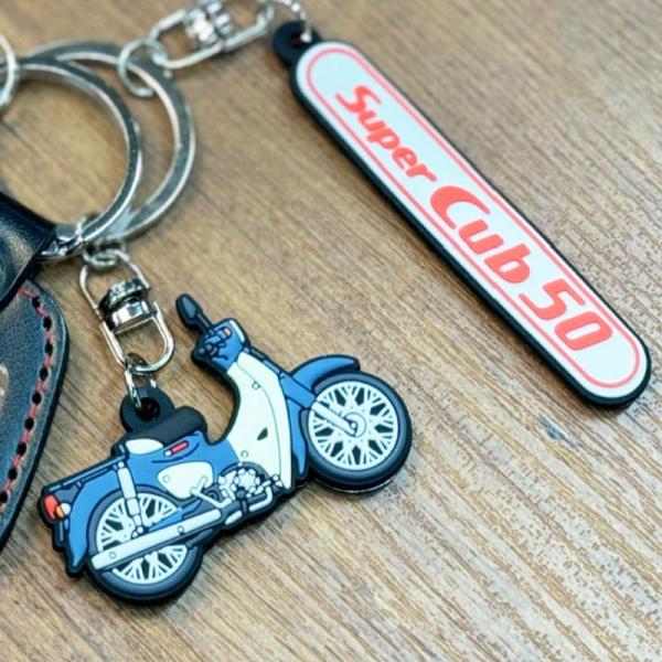 【在庫有り】ホンダ純正グッズ　PVCキーホルダー C50 FINAL　スーパーカブ50ファイナルエデ...