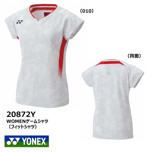 ［限定］YONEX　WOMENゲームシャツ（フィットシャツ）20872Y　日本代表モデル